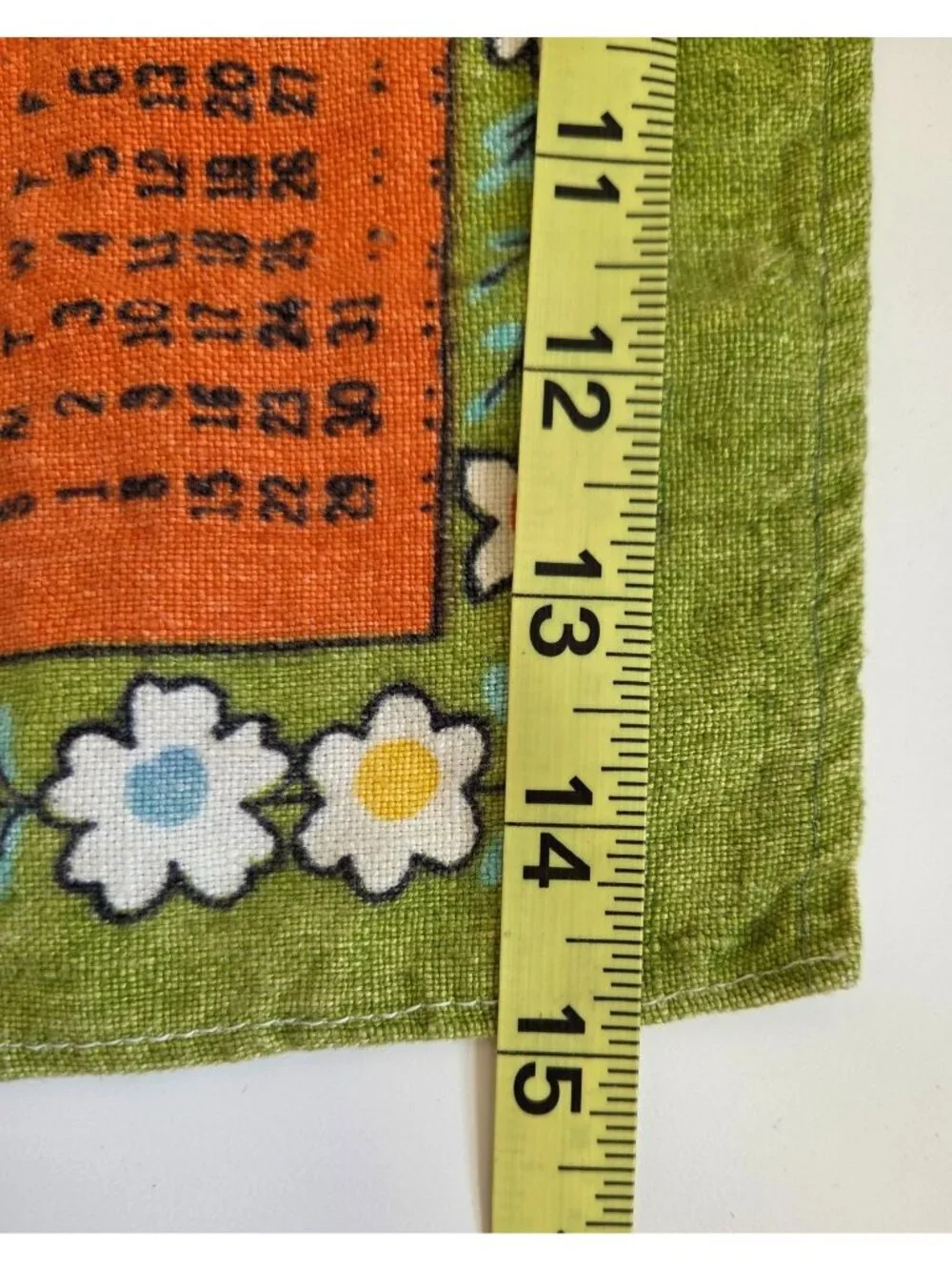 Vtg 1972 Tea Towel 